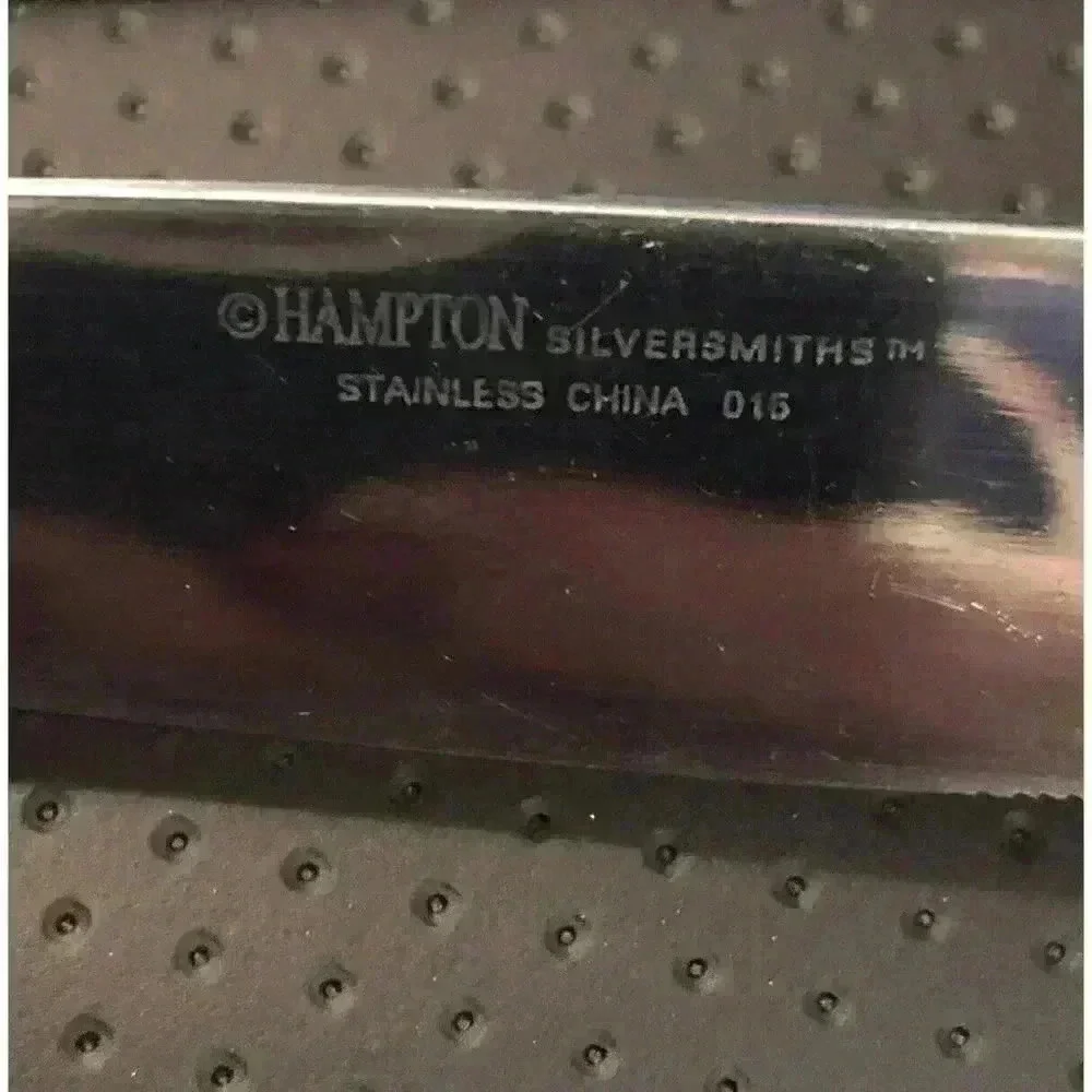 Hampton‎ Silversmiths OPTIMUM Stainless Glossy Frosted Silverware Flatware Knife